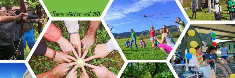 Collage von Trainings bei alonja